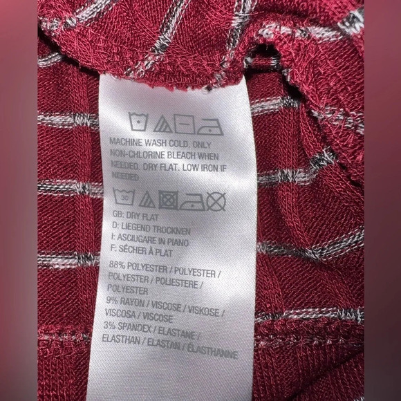 LOGO Lori Goldstein striped pockets long sleeve,shawl neckline, open cardigan Lg - Picture 9 of 11